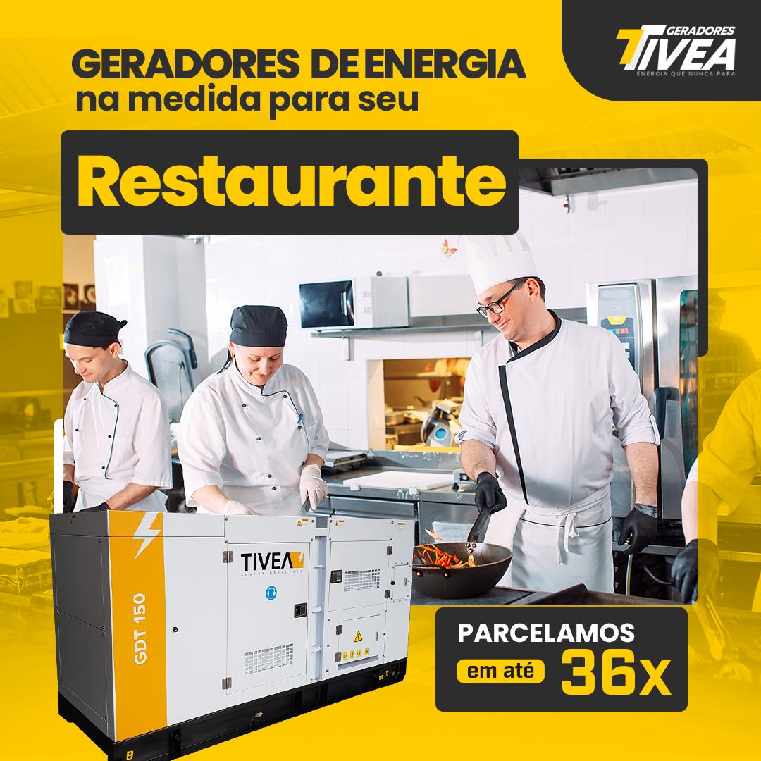 Geradores de energia e o setor de restaurantes