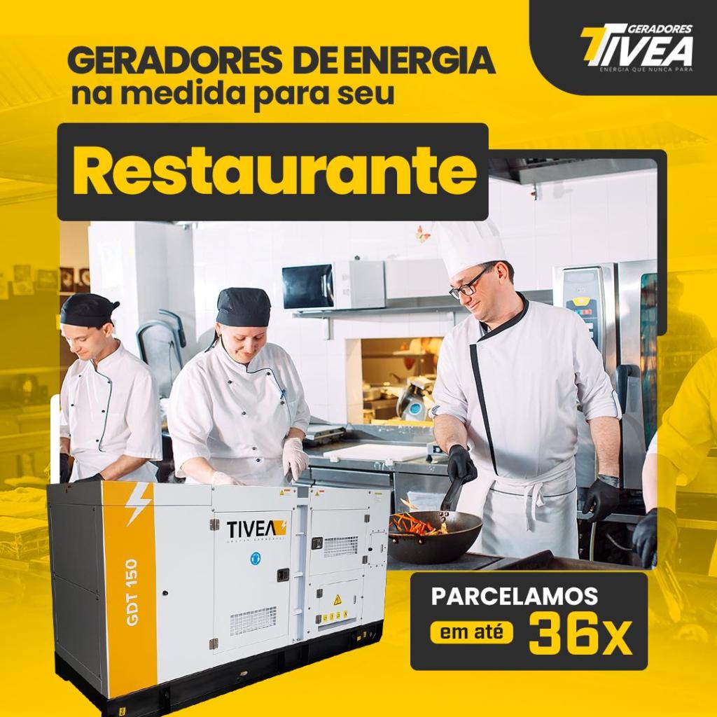 Gerador de energia para restaurantes