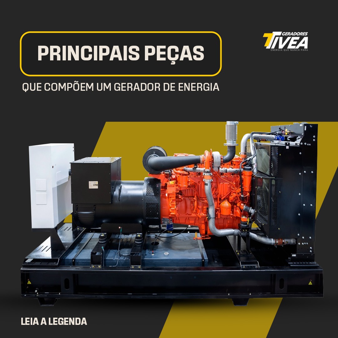 Quais as Principais Peças que Compõem um Gerador de Energia?